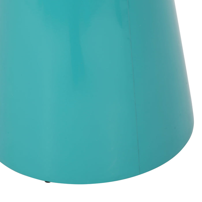 Outdoor Modern Metal End Large Table