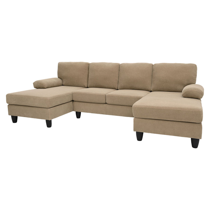 U-Shaped Sofa With Dual Chaise