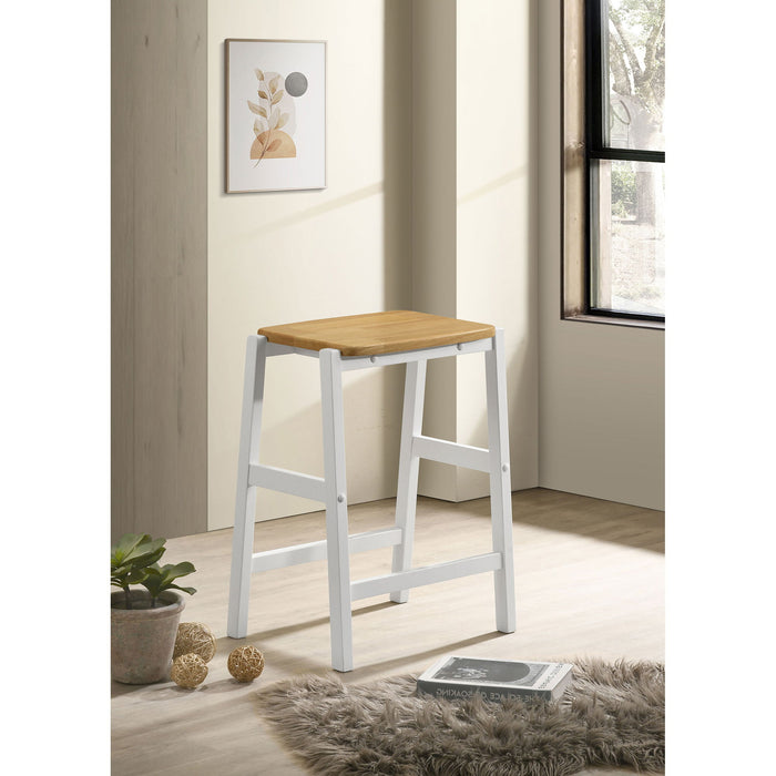 Cowichan - Backless Counter Stool (Set of 2) - White