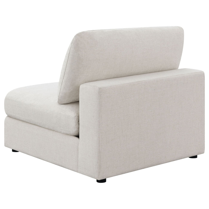 Duncan- Armless Chair With Removable Cushions