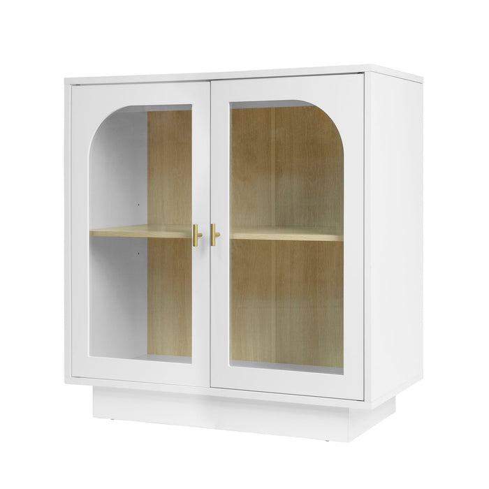 Storage Cabinet With Acrylic Door For Living Room