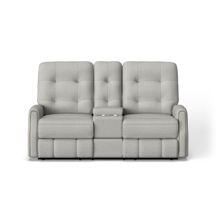 Devon - Reclining Loveseat, Nailhead Trim