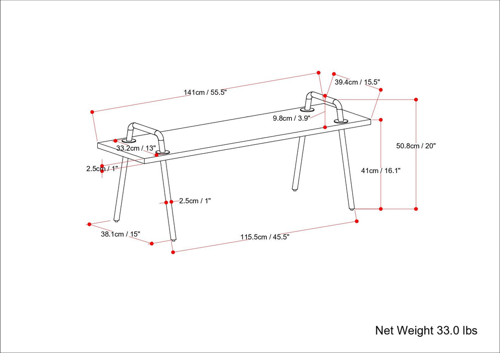Berkeley - Entryway Bench