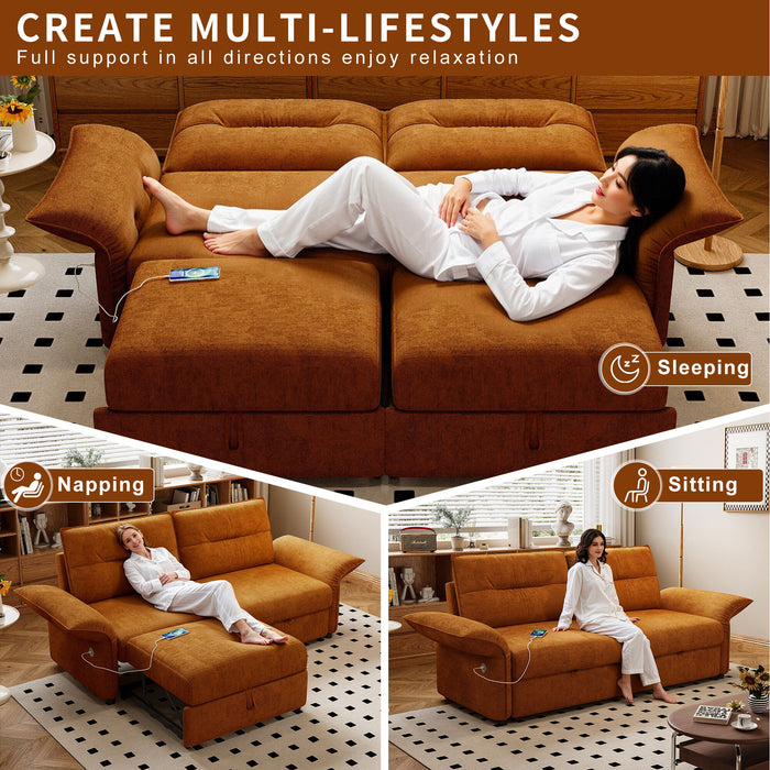 Sofa Bed With Convertible Design, Living Room Furniture