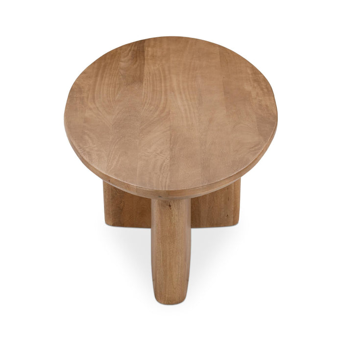 Montego - Oval Coffee Table - Natural Maple