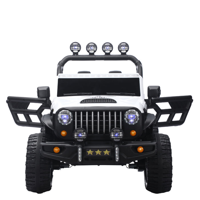 Electric Car With Remote Control, Colorful LED Lights, USB & MP3