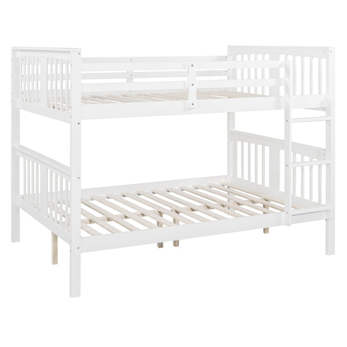 Bunk Bed With Ladder For Bedroom