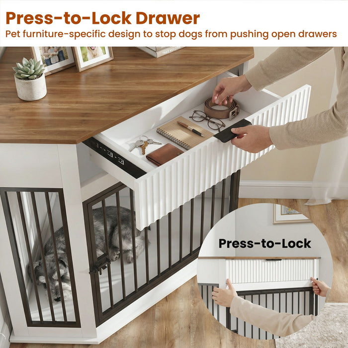 Corner Dog Crate