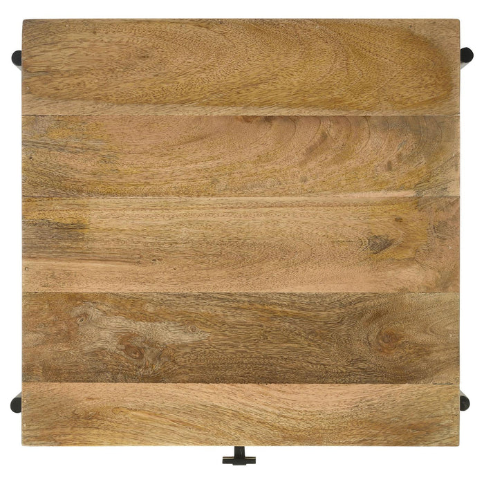 1 Drawer Accent Table With Bottom Shelf - Brown