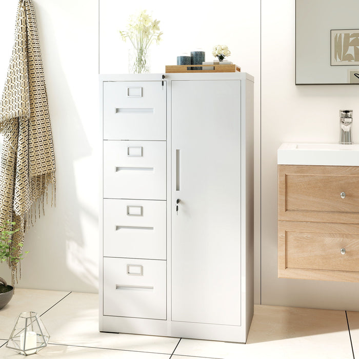 Storage Vertical Filing Cabinet With Lock