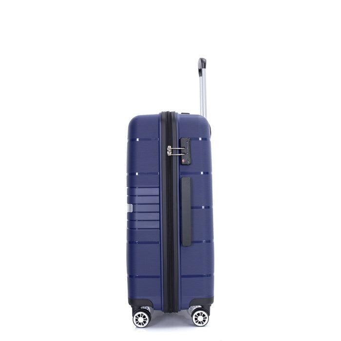 Hardshell Suitcase Double Spinner Wheels Luggage Sets, Lightweight With Tsa Lock, 3 Piece Set