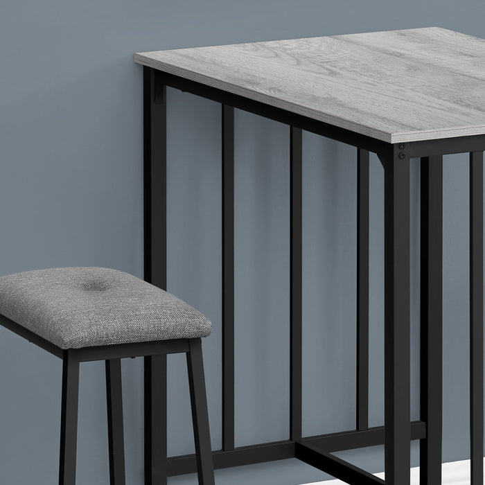 3 Pieces Dining Set, Counter Height, Rectangular, Small, Contemporary & Modern