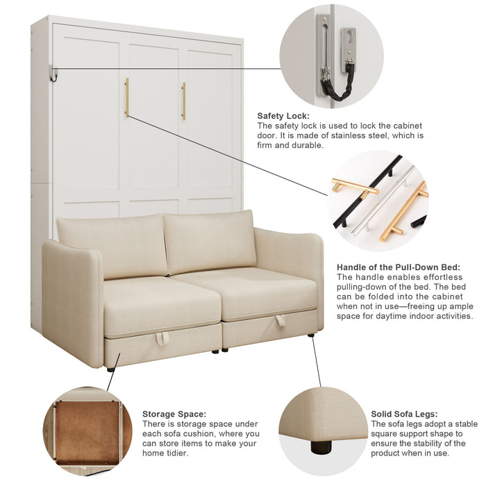 Murphy Bed, Wall Bed With Sofa