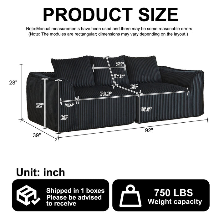 Minimalist Set With Curved Lines & Gently Sloped Backrest