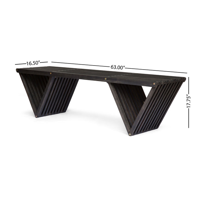 Metropol - Bench - Dark Gray