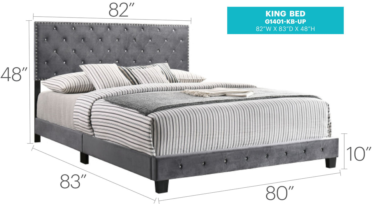 Luxurious Upholstered Bed