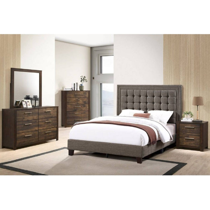 Upholstered Bed Tufted Headboard