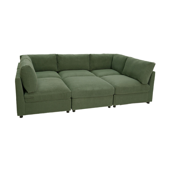 Modern Reversible Modular Sectional
