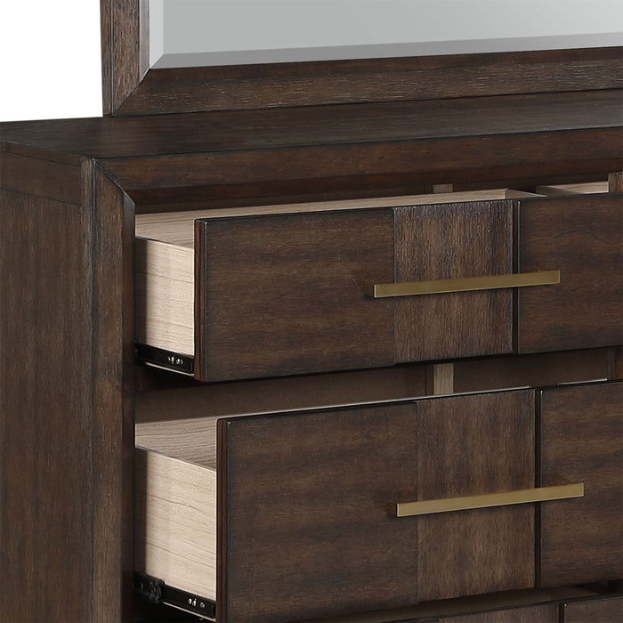 Kenzo - 6 Drawer Dresser - Walnut