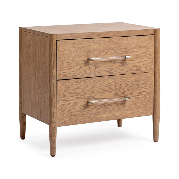 Alisen - 2 Drawer Nightstand - Napa Grove