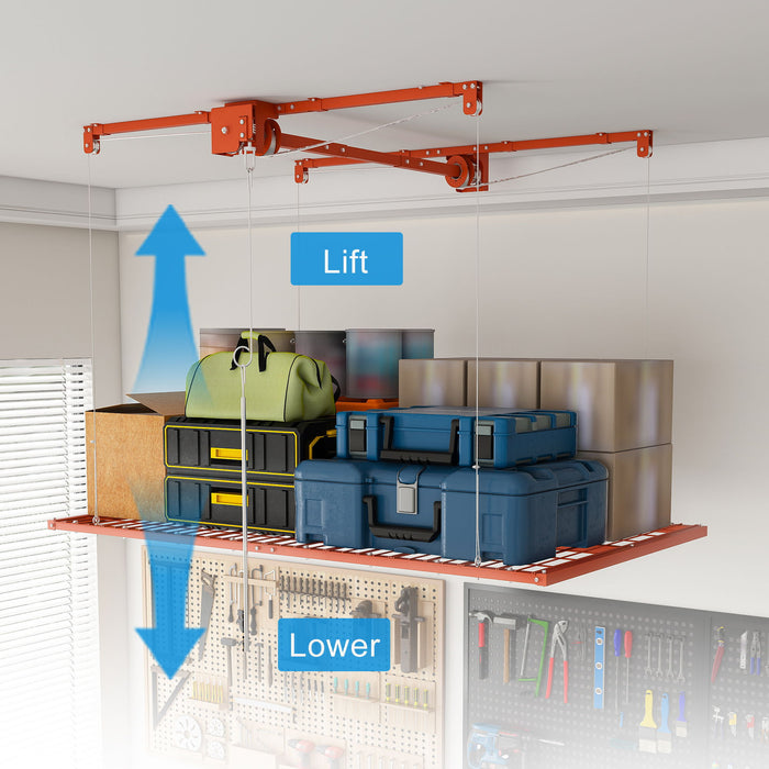 Overhead Garage Storage Rack