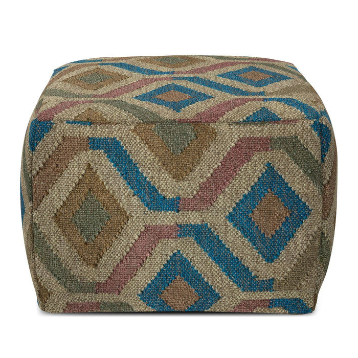 Johanna - Handcrafted Square Pouf