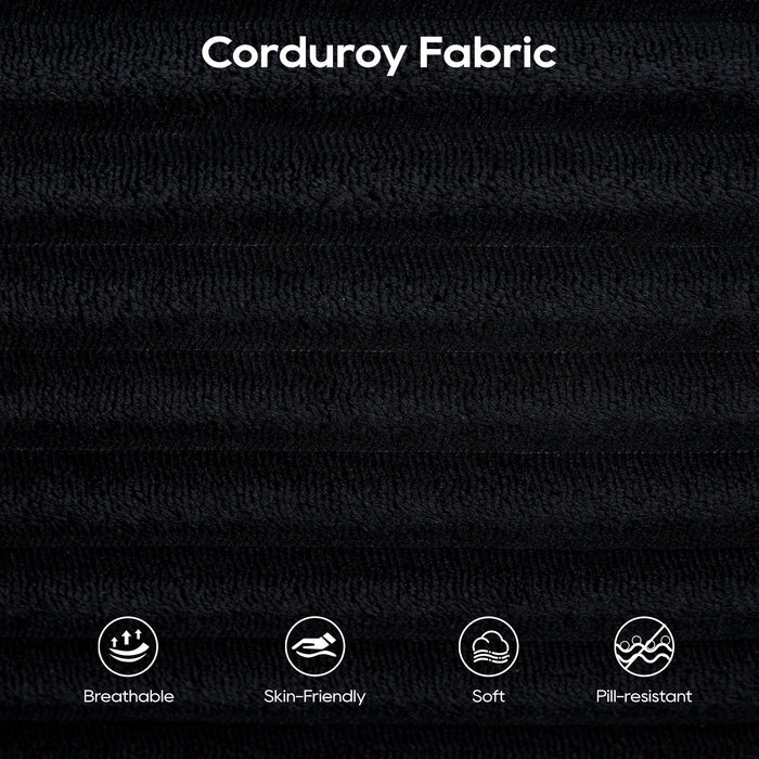 Convertible Loveseat Sofa Bed With Memory Foam & Steel Frame