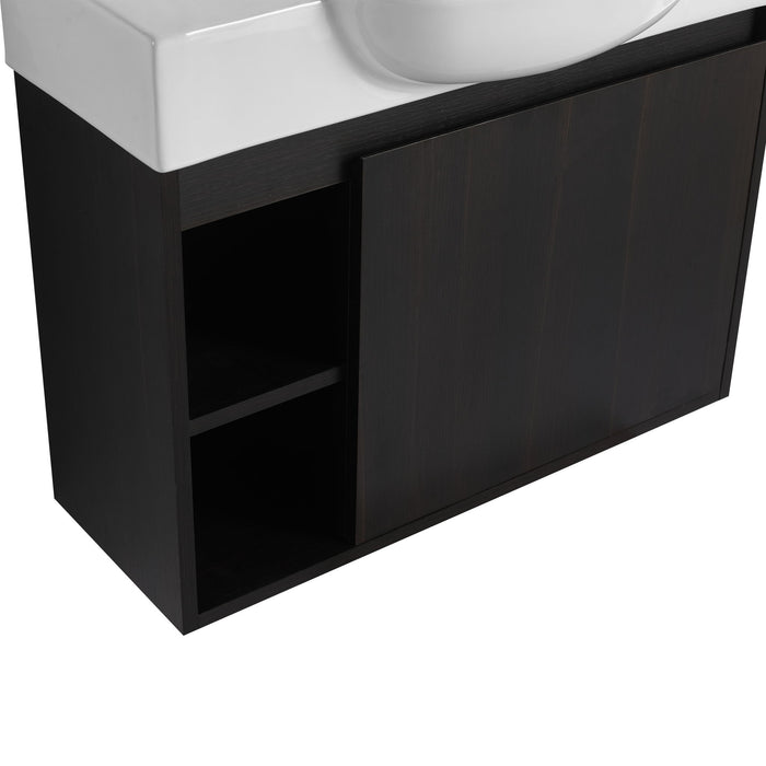 Freestanding Bathroom Vanity With Sink, Soft Close Door