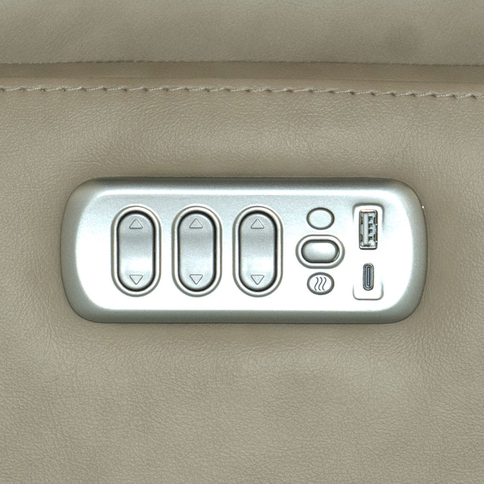 Henry - Power Swivel Gliding Recliner With Power Headrest, Lumbar, Heat & Massage