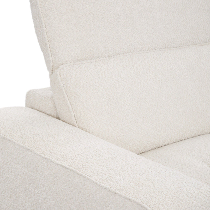 Darrow - Upholstered Power Recliner Sofa - White