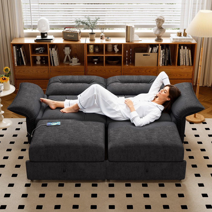 Sofa Bed With Convertible Design, Living Room Furniture