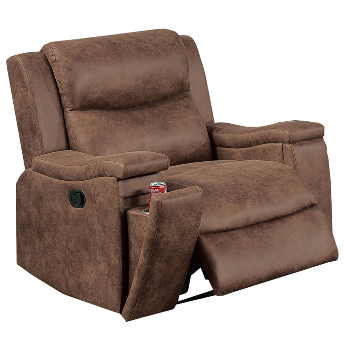 Modern Manual Motion Living Room Set & Hidden Cup Holders