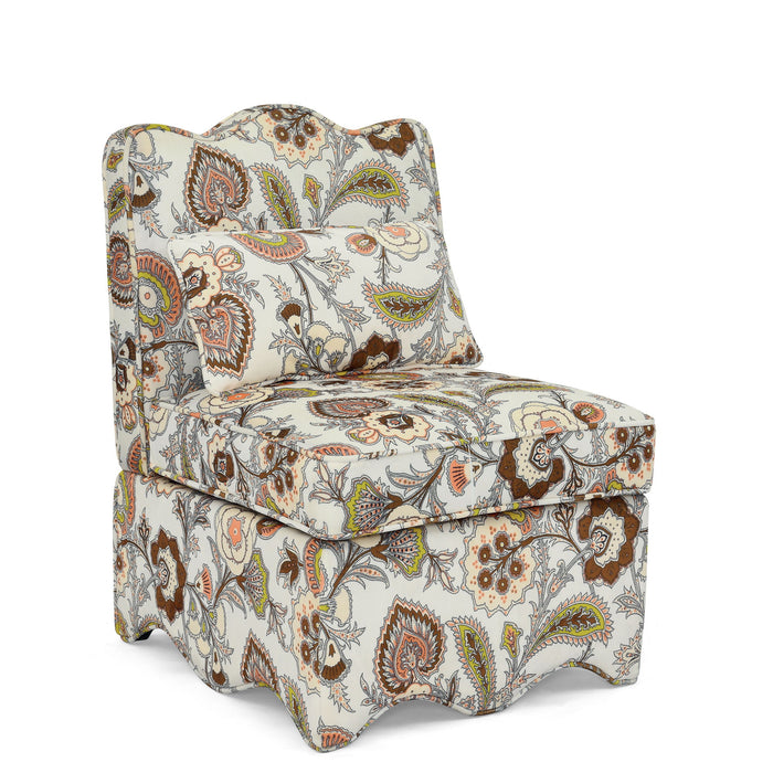 Stylish Flannel Dining Chair With Soft Cushion And Backrest