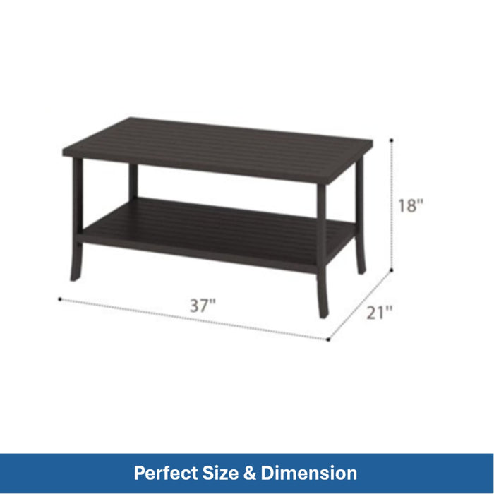Patio Furniture Set & Coffee Table For Backyard