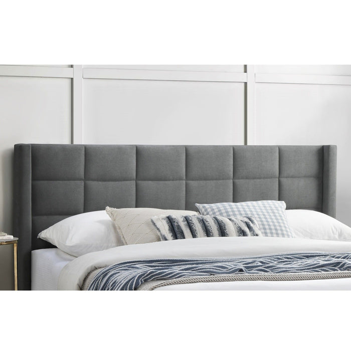 Bed Upholstered Box Design Headboard