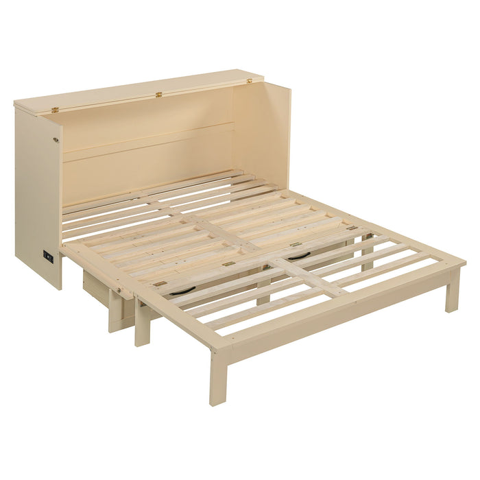 Murphy Bed With Large Drawers