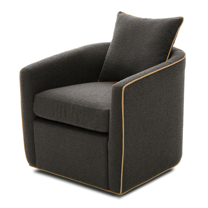 Swivel Accent Chair, Rotating Base, For Living Room