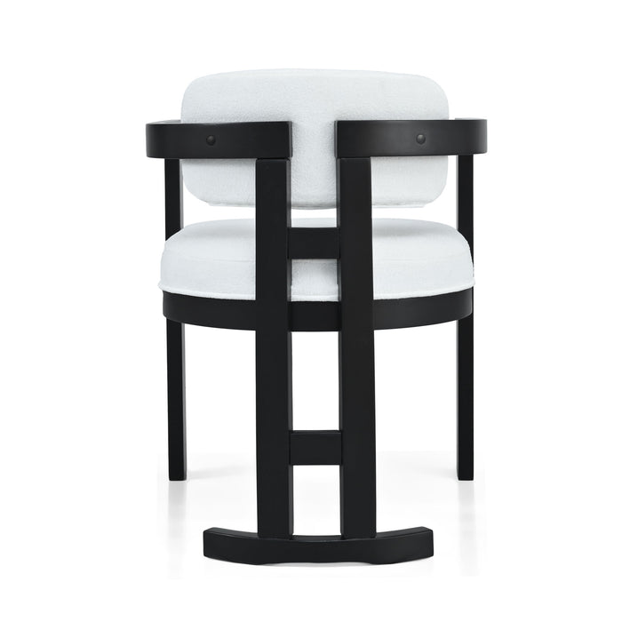 Stylish Indoor Upholstered Wood Dining Chair (Set of 2)