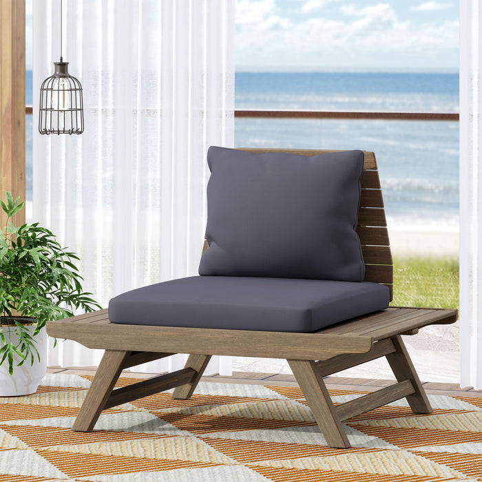 Sedona - Outdoor Club Chair With Slatted Design