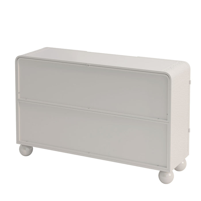 Storage Cabinet For Kitchen, Living Room - White
