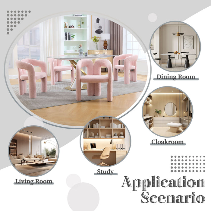 Coolmore Contemporary Designed Accent / Dining Chair With Armrests