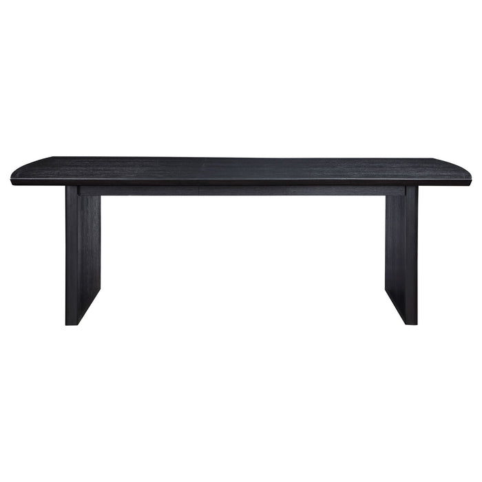 Mason - Removable Extension Leaf Dining Table - Black