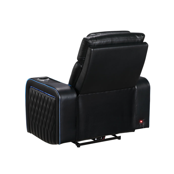 Electra - Power Reclining Set With Power Headrests, Massage And LED Lighting