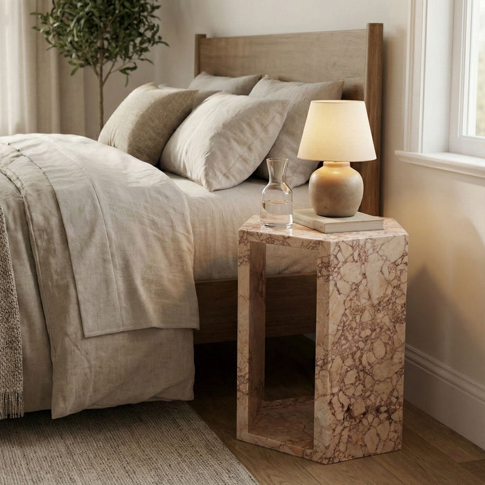 Modern Minimalist Hexagon Side Table