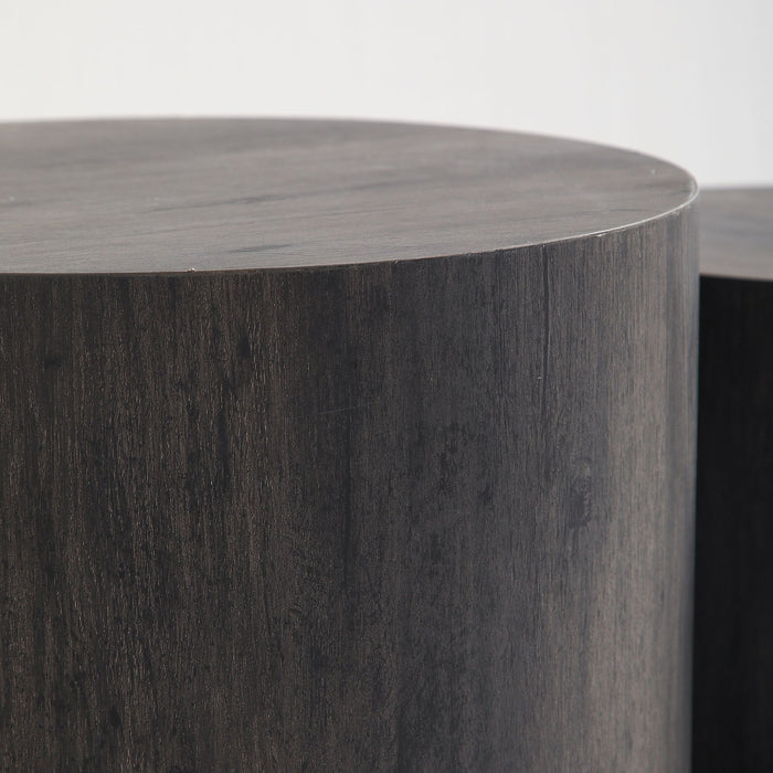 Modern Round Nesting Coffee Table (Set of 2)