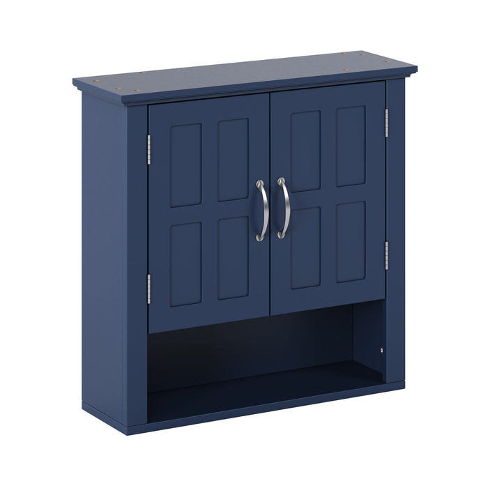 Multi Functional Wall Mounted Cabinet With Adjustable Shelves For Bathroom