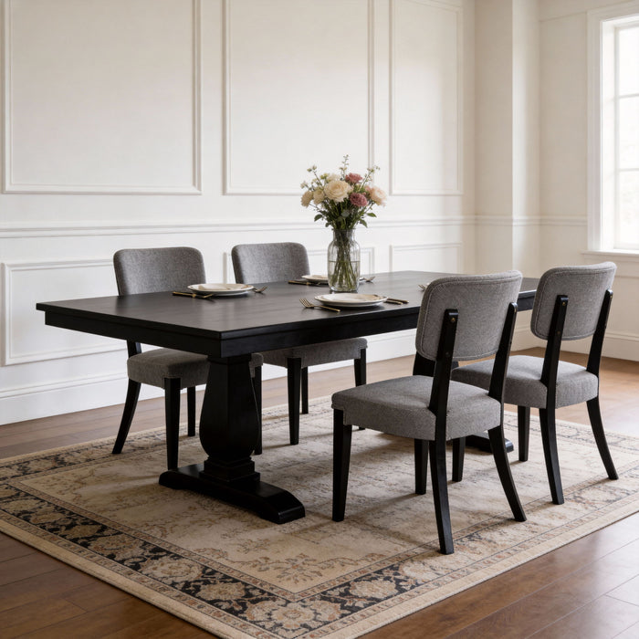 Contemporary Armless Dining Chairs (Set of 2)
