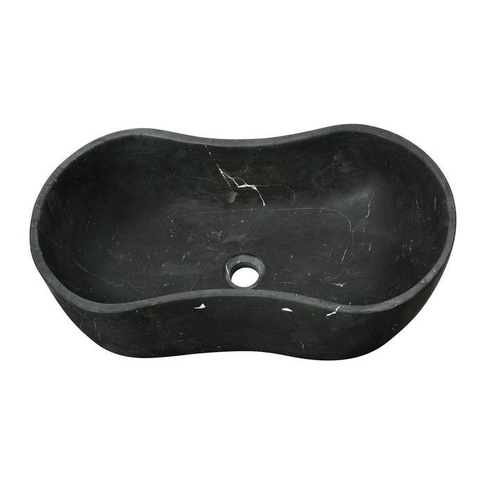 Bathroom Vessel Sink With Wavy Design