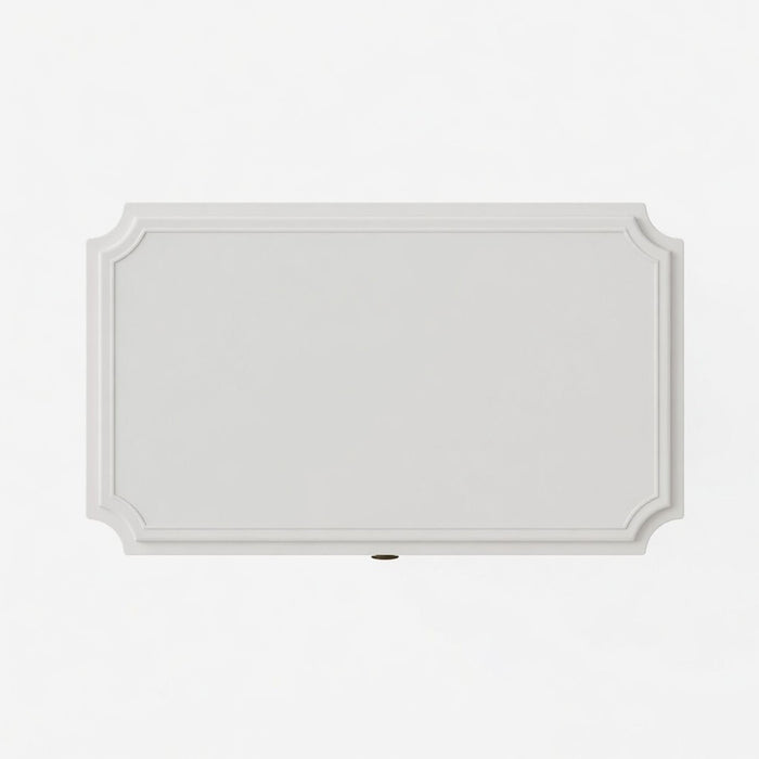 5 Drawer Tall Wide Chest Of Drawers - White