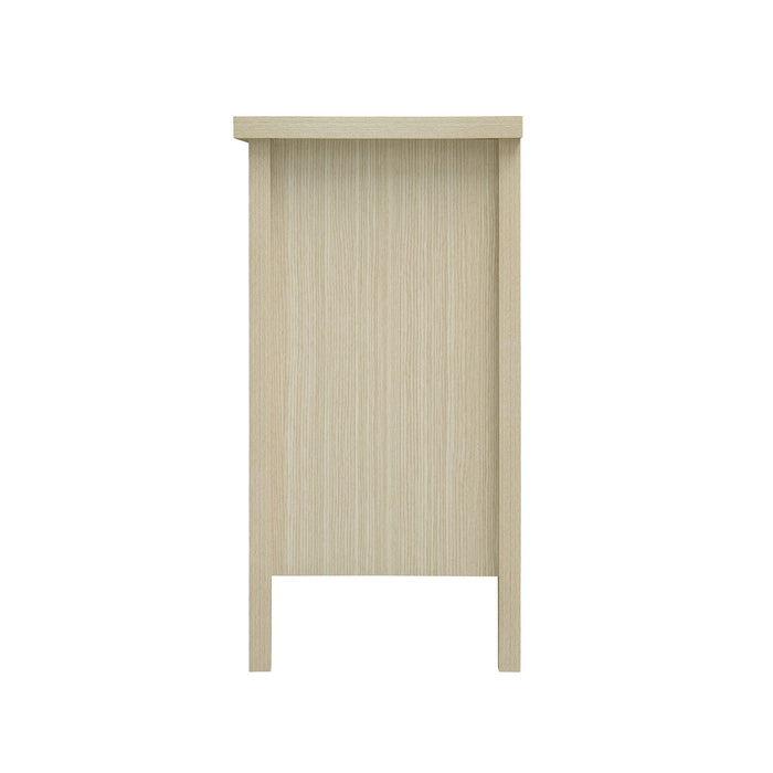 Rattan 4 Door Cabinet, Suitable For Bedroom - Natural